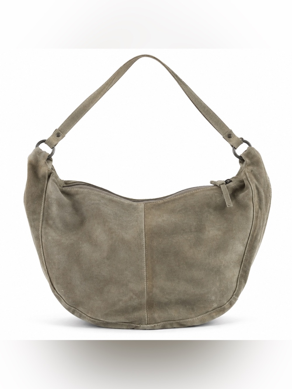 Free People Roma Suede Tote
 Hobo Tote Bag Olive Green Oversized Boho